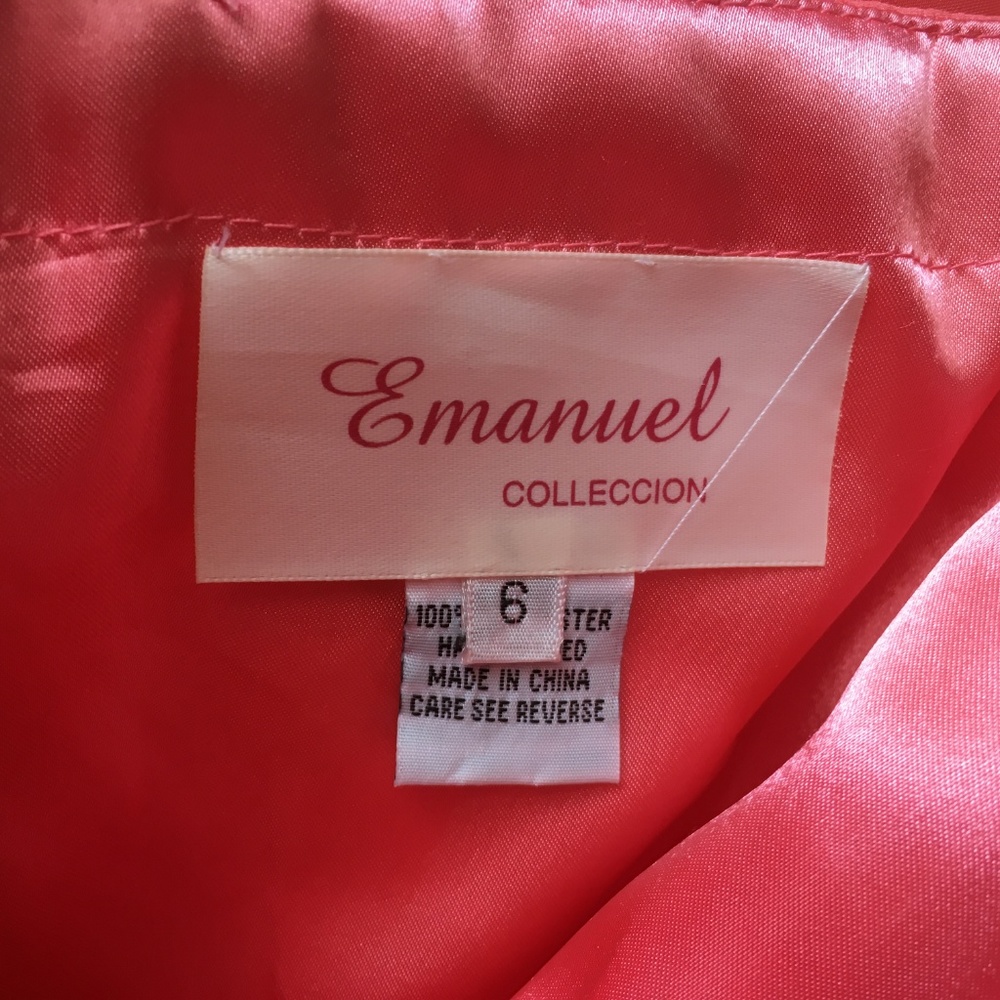 Emanuel Strapless Rhinestone Dress - Picture 2 of 8